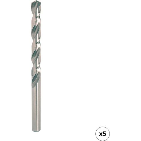 Broca hss4341 para metal rectificada, ø2,50 x 57,00 mm, 5 uds