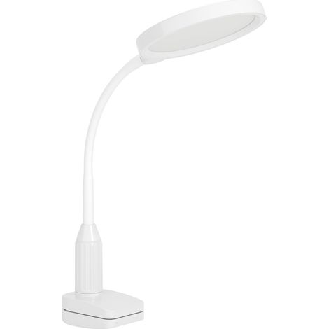 Lampada Scrivania Moderna Lauro Plastiche Bianche Led 5,5W 600Lm Ip20