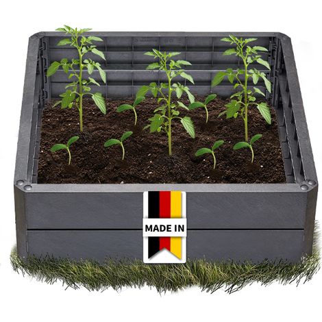 GARANTIA ERGO QUADRO L Hochbeet-System Stone