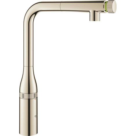 Miscelatore lavello Essence Smart Control 31615 L- allungabile. Doccia risciacquo al nichel (1/5)