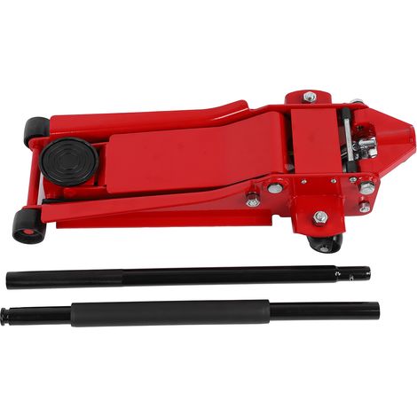 Cric hydraulique 2,5 tonnes Rouge outil d'entretien véhicule pour SUV camion machinerie lourde (1/5)
