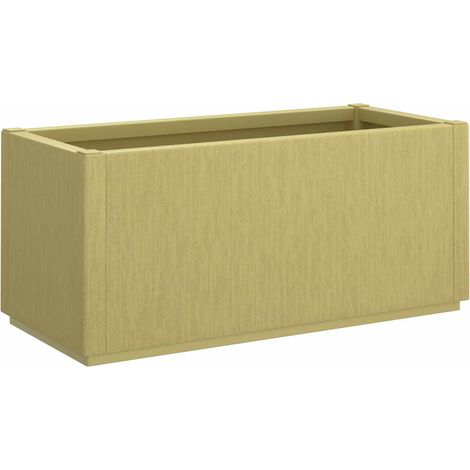 vidaXL Garden Flower Box Green 80 x 36 x 35 cm PP