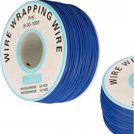 Cavo Kynar AWG 0.25mm Blu 200m – Alta Qualità, Rame Stagnato, Isolamento PVC  Progetti Elettronici, Temperatura -60°C a 200°C