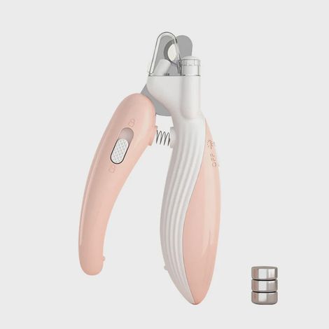Tondeuse LED professionnelle pour animaux de compagnie, tondeuse à pattes, ciseaux pour chiens, chats et petits animaux, tondeuse de sécurité, équipement de toilettage pour animaux (1/5)