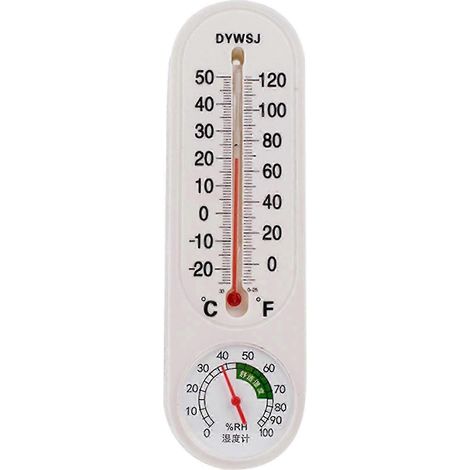 Thermomètre, hygromètre et indicateur de température avec affichage Celsius/Fahrenheit / (1/5)