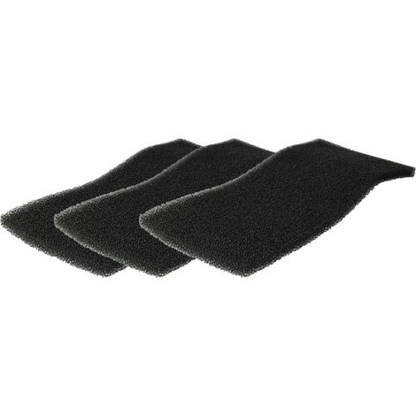 vhbw 3x foam filter 35 PPI compatible with Bauknecht TRKA 580 (856087812022), TRKA 580 (856087812021), TRKA 580 (856087812020) Tumble Dryer