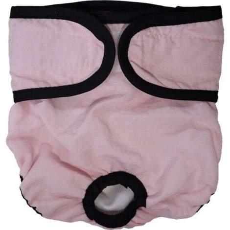 Lot de 2 couches réutilisables pour chien 36-41 cm, culottes physiologiques, culottes hygiéniques, shorts absorbants lavables (1/4)