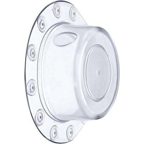 Bouchon de Trop Plein Baignoire en Silicone - Baignoire Lavabo Bouchon de Vidange de Baignoire avec Ventouse pour Salle de Bain (1/4)