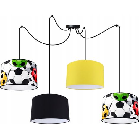 Hängelampe Spinne Lampenschirm Kinder LED Kugeln Mix (1/5)