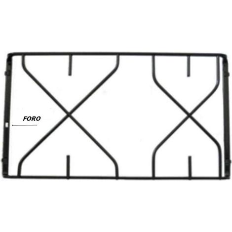INDESIT GRIGLIA PER CUCINA A GAS NERA 2 F. CM 39,5 X 21,4 P 2764 (1/2)