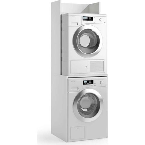 Terraneo Mobile Multiuso per Lavatrice e Asciugatrice Bianco 65x58x195 cm (1/5)