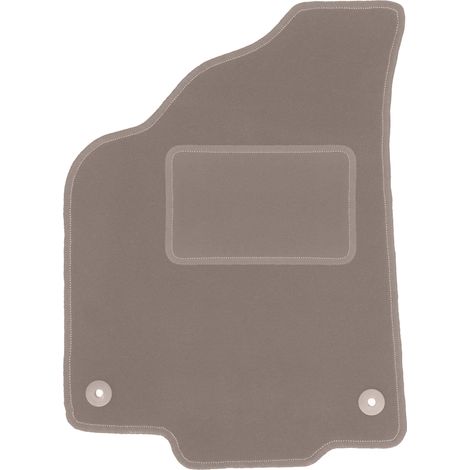 Fahrermatte aus Velours für: Volkswagen Polo III FL 6N2 Schrägheck, Limousine, Classic (1999–2001), beige