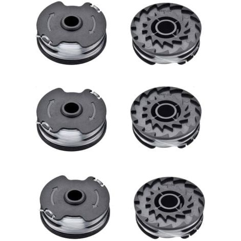 Bobine de fil pour Parkside PRTA 20-Li A1 / B2 / C3 Bobines de fil de rechange pour débroussailleuses sans fil LIDL Parkside PRTA 20-Li A1 / B2 / C3, PRT 300 A1, PRT 550 A1 / A3 (6 pièces) (1/4)