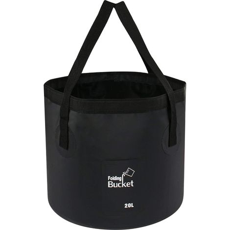Seau pliable - conteneur de rangement pliable pour le camping, seau pliable de 12 L, portable et léger, idéal pour le camping, les voyages, la pêche, la navigation de plaisance et le jardinage.-AquaFo (1/5)