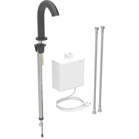 Robinetterie de lavabo Geberit Piave, saillie 167mm, alimentation (1/2)