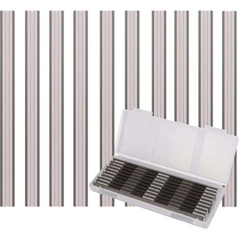 10 Pièces Ensemble de Rabot Electrique Lame, 82x5.5x1.1mm, pour Rabots Makita, Black & Decker, Bosch, DeWalt et Elu