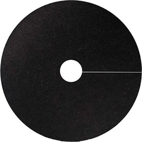 Feuille anti-mauvaises herbes de 91 cm (36 po), facile à installer, aspect paillis naturel, 1 paquet – Noir (1/2)