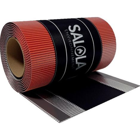 Closoirs aluminium ventilés, coloris brun, largeur 32 cm, carton de 4 rouleaux de 5m - SALOLA