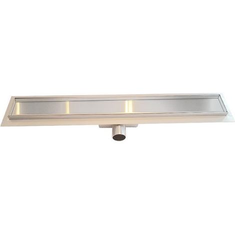 Glaswerk Westfalen- 80cm Edelstahl Flach Duschrinne Befliesbar