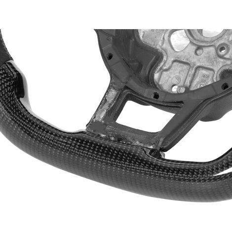 Lenkrad aus Carbonfaser-Wildleder für Mk7/Mk7.5 GTD/R 2013-2020, rot.