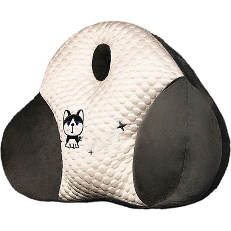 Coussin de soutien lombaire d'été pour sièges, sièges de bureau, soutien lombaire de voiture, appui-tête de canapé de salon, dossier de lit, husky (1/5)
