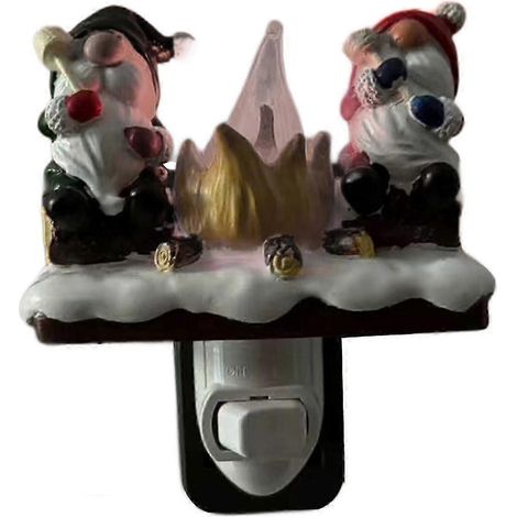 Figurine lumineuse clignotante fantôme pour feu de joie d'intérieur, idéale pour Halloween et Noël 2025. Décoration pour dortoir ou chambre.
