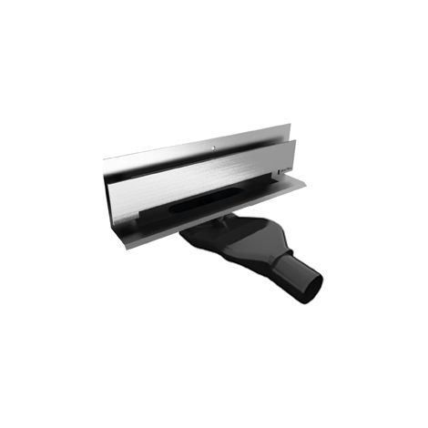 Edelstahl Duschrinne Wandmontage Wandablauf Bodenablauf Duschablauf 386 mm Länge (1/3)