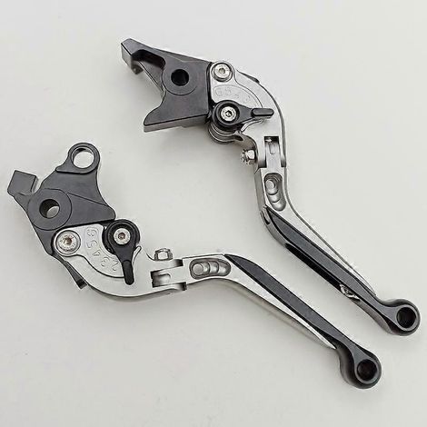 Guidon de frein et d'embrayage en alliage d'aluminium modifié (gris) pour HAYABUSA/GSXR1300 2008-2020 (1/4)