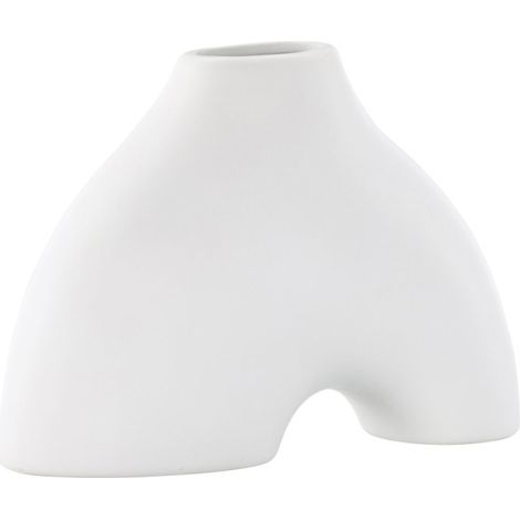 Vase Design "Kento" 15cm Blanc (1/5)
