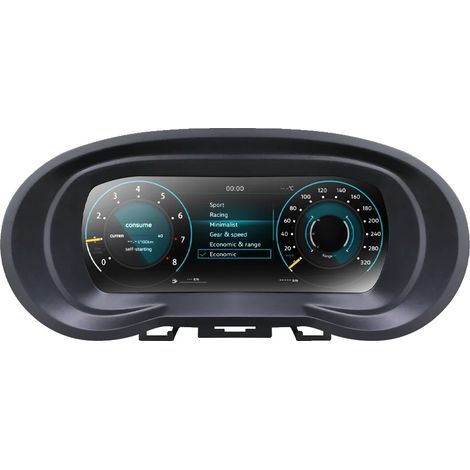 Panel de instrumentos digital, pantalla LED de 9 pulgadas, instalación Plug-and-Play, para VW Amarok 2010-2016. (1/2)
