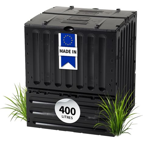 GARANTIA ECO-KING Composteur 400 L, noir (1/5)