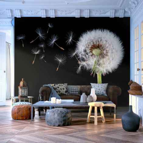 Papier peint vent et pissenlit - 250 x 193 cm