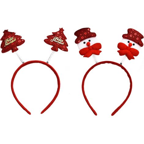 Accessoire de cheveux de Noël : serre-tête, bandeau, cadeau pour les fêtes de fin d'année