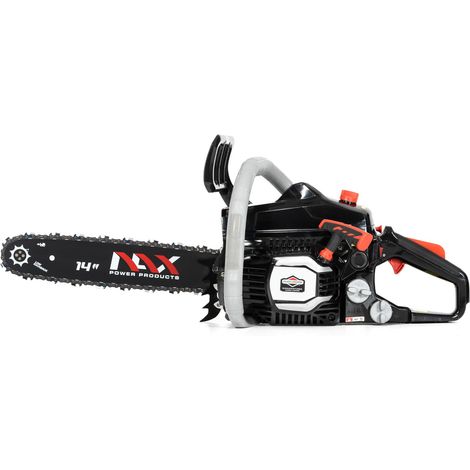 NAX POWER PRODUCTS 200C motore 37 cm3 1,2kW Briggs & Stratton prodotto con licenza barra guida 14" 35cm sistema di rimbalzo Low Kickback motosega a scoppio motosega (1/5)