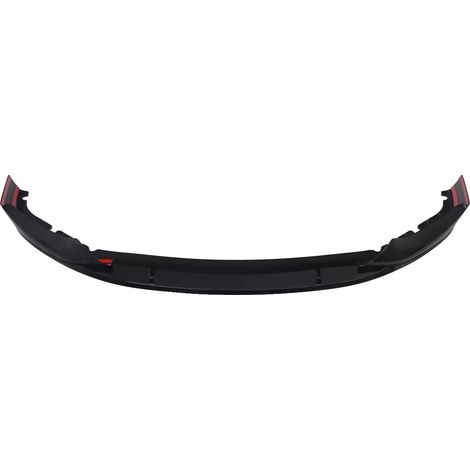 Divisor frontal, material ABS duradero, compatible con vehículos de lujo M Sport, negro brillante. (1/2)