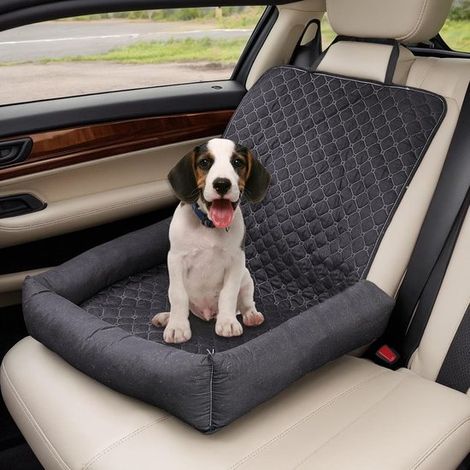 Seggiolino auto per cani di piccola taglia, seggiolino auto per animali domestici, tappetino da viaggio impermeabile per SUV e auto, per spostamenti quotidiani e passeggiate (1/5)