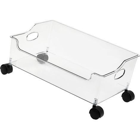 Bibliothèque à roulettes, boîte de rangement à roulettes en plastique pour salles de classe, dortoirs étudiants, organisateur de livres pour collèges et lycées. (1/5)