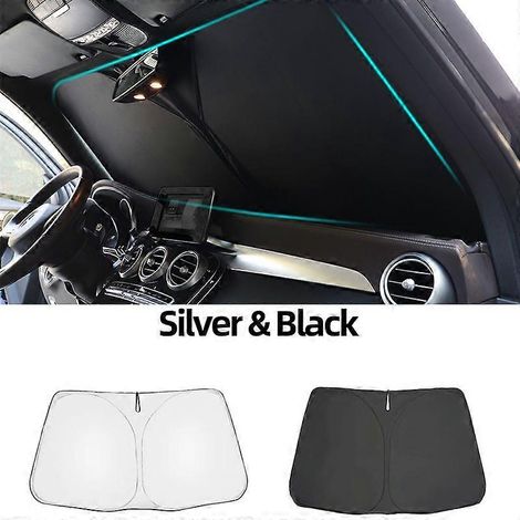 Pare-soleil de pare-brise avant pour Dodge Journey JC 2009-2020, avec cadre et rideau, protection solaire pour vitres latérales arrière et siège bébé. (1/5)