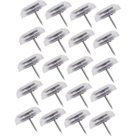 Lot de 20 protège-pieds de meubles ronds en silicone, housses (1/5)