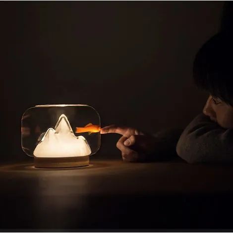 Veilleuses pouvant servir à garder les poissons, Lumière Douillette, LED Rechargeable, Lampe de Douche, Jolie Décoration, Veilleuse pour Adultes, Lampe Froide, convient variété cadeaux de vacances (1/3)