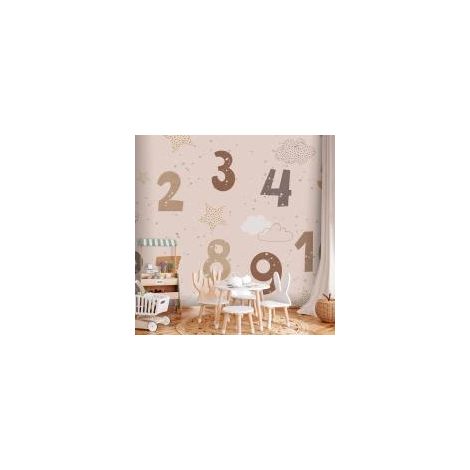 Papel pintado artgeist Numbers Among Snowflakes 450 cm x 315 cm