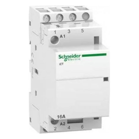 Schneider A9C22813 Contactor 16A - 3NO - 230...240VCA - 50Hz - Acti9 - iCT
