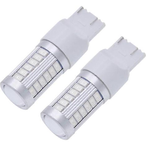 4 ampoules LED 7443, T20 rouges 900 lumens, clignotants, feux stop et feux de stationnement ultra-lumineux (1/5)