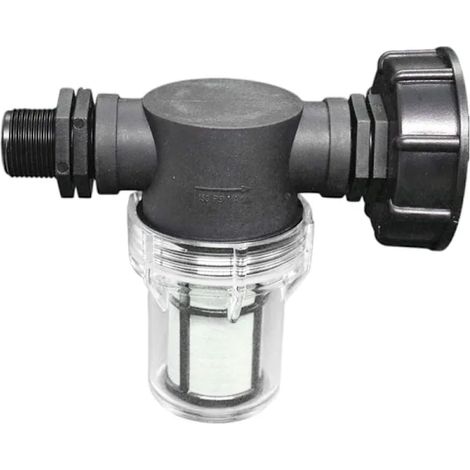 Filiyano – adaptateur pour réservoir d – Raccord pour réservoir de 1000 l, raccord pour tuyau d'arrosage pour récupérateur d'eau de pluie avec (1/4)