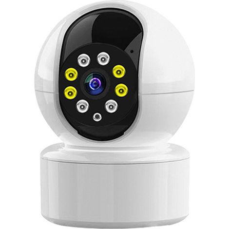 cámara WiFi, PTZ de 360°, Full HD 1080p, visión nocturna, audio bidireccional, para interiores (1/5)