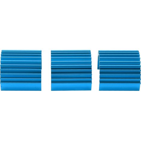 3 pièces dissipateur thermique en aluminium pour moteur brushless/brushed, ailettes refroidissement voiture RC WPL C14