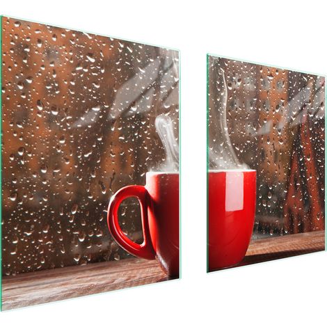 GLASSCHUTZPLATTE FÜR HERD 85x52 KAFFEE (1/5)