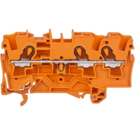 3-adriger Sammelschienenverbinder 4mm2 orange 2004-1302 topjobs