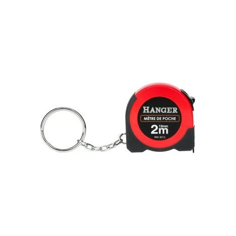 Hanger Taschenmaßband 2 Meter Bi-Material Kompakt