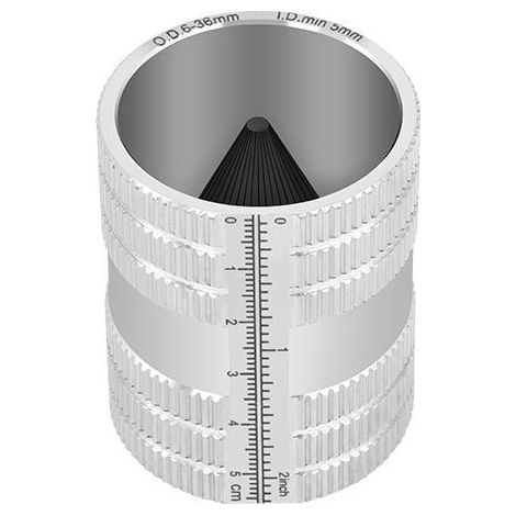 Grattoir à tuyaux en acier inoxydable gradué, outil de chanfreinage interne et externe, ébavureur, coupe-bordures, coupe-bordures en alliage d'aluminium, outil de chanfreinage pour tuyaux en cuivre